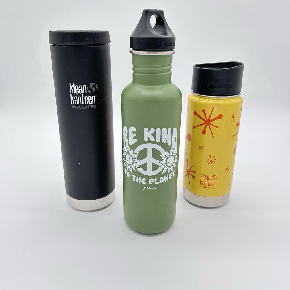 klean kanteen insulated Travel Mug Water Bottle Coffee Cup Tumbler Lot